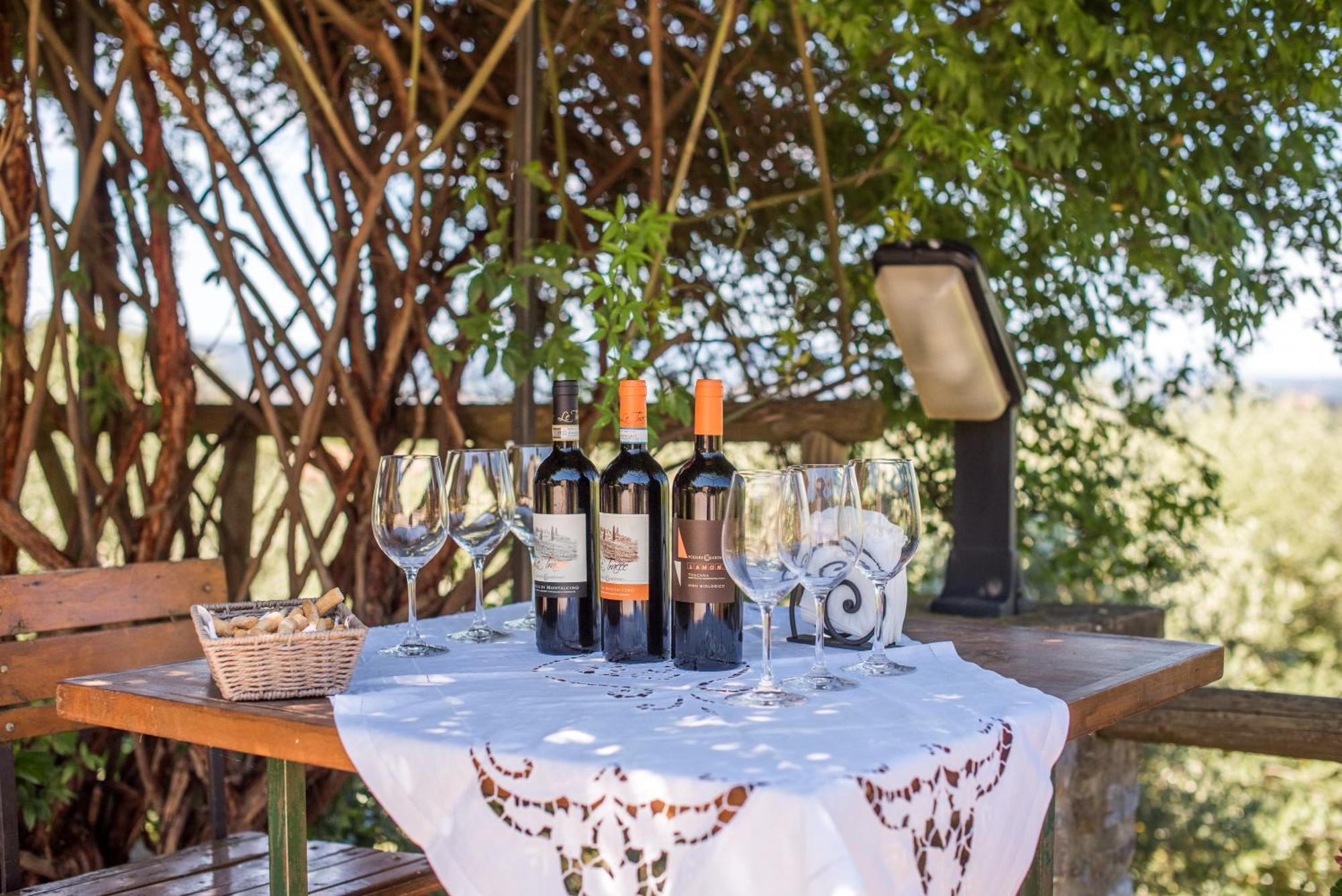 Glicine Apartment Podere Giardino Montalcino Extérieur photo